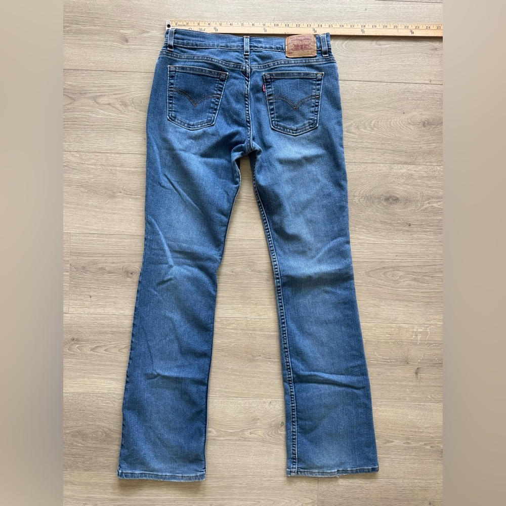 Levi's Blue Flare & Wide Leg Jeans - Picture 3 of 8